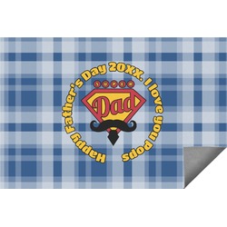 Hipster Dad Indoor / Outdoor Rug (Personalized)