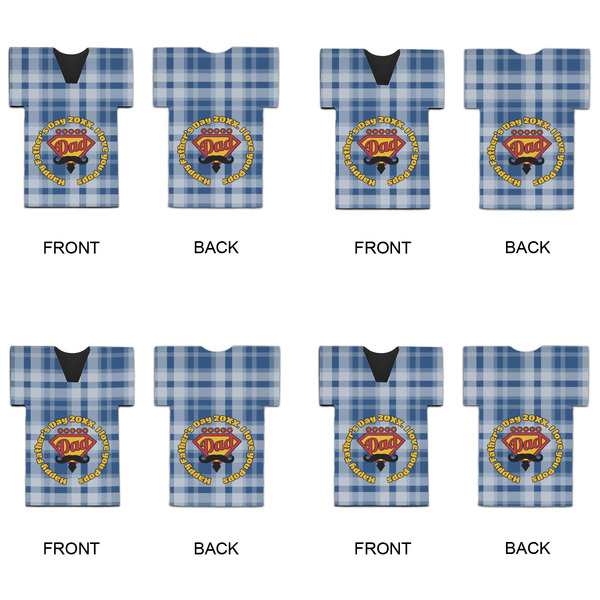 Hipster Dad Jersey Bottle Cooler - Set of 4 - APPROVAL