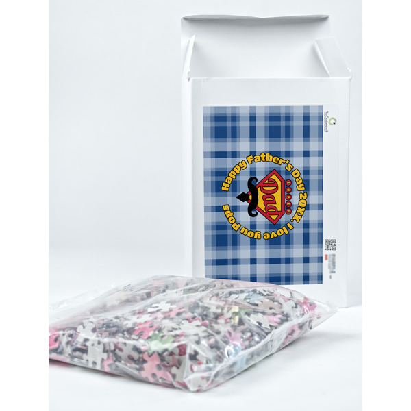 Hipster Dad Jigsaw Puzzle 1014 Piece - Box