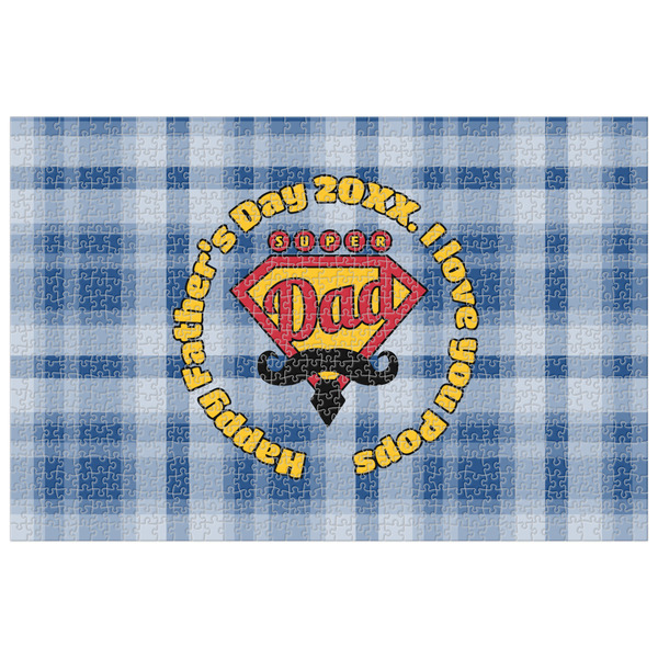 Custom Hipster Dad Jigsaw Puzzle - 1000-piece (Personalized)