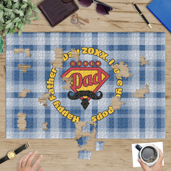 Hipster Dad Jigsaw Puzzle 1014 Piece - In Context