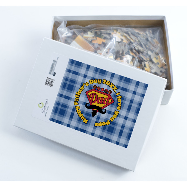 Hipster Dad Jigsaw Puzzle 252 Piece - Box