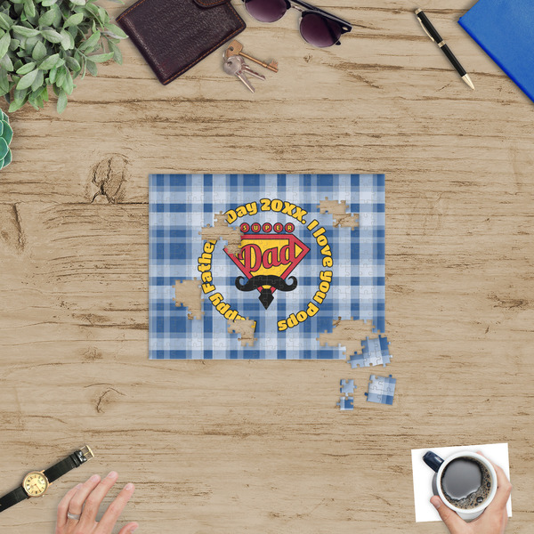 Hipster Dad Jigsaw Puzzle 252 Piece - In Context