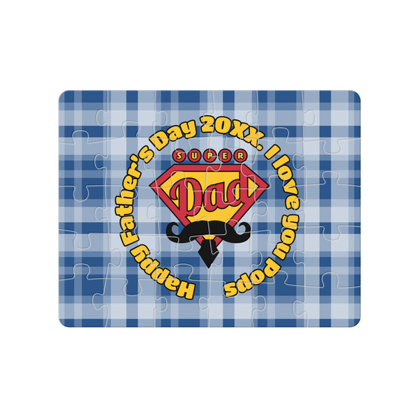 Custom Hipster Dad Jigsaw Puzzles (Personalized)