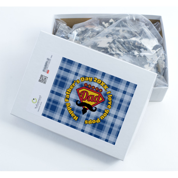 Hipster Dad Jigsaw Puzzle 500 Piece - Box