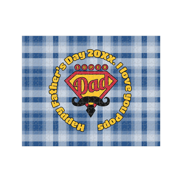 Custom Hipster Dad 500 pc Jigsaw Puzzle (Personalized)