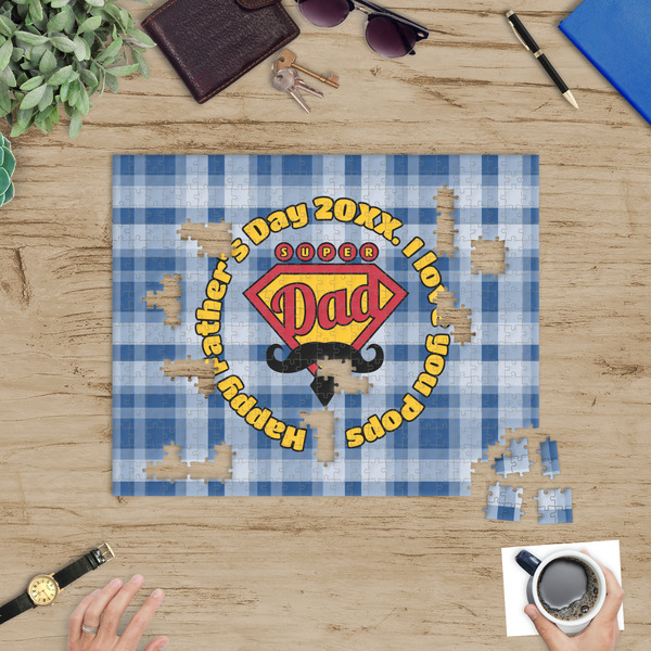 Hipster Dad Jigsaw Puzzle 500 Piece - In Context