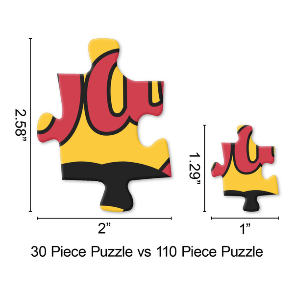 Hipster Dad Jigsaw Puzzle - Piece Comparison