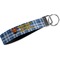 Hipster Dad Webbing Keychain FOB with Metal