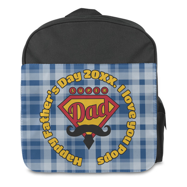 Hipster Dad Kids Backpack - Front