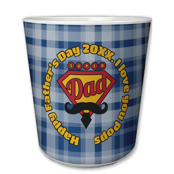 Custom Hipster Dad Plastic Tumbler 6oz (Personalized)