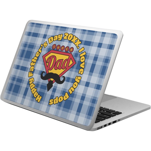 Custom Hipster Dad Laptop Skin - Custom Sized (Personalized)