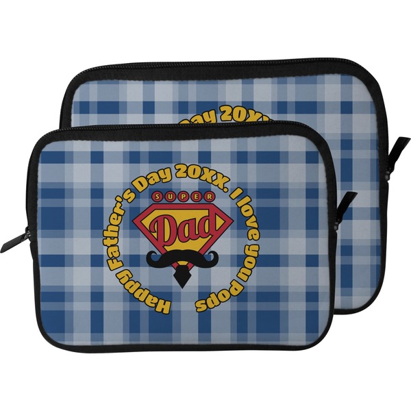 Hipster Dad Laptop Sleeve (Size Comparison)