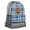 Hipster Dad Large Backpack - Gray - Angled View