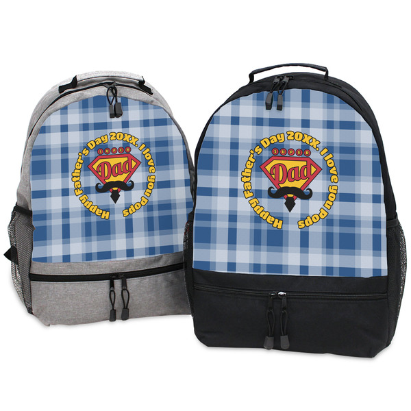 Hipster Dad Large Backpacks - Both
