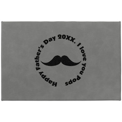 Hipster Dad Large Gift Box w/ Engraved Leather Lid (Personalized)