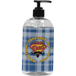 Hipster Dad Plastic Soap / Lotion Dispenser (Personalized)