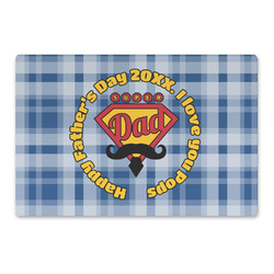 Hipster Dad Large Rectangle Car Magnet (Personalized)