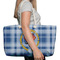 Hipster Dad Large Rope Tote Bag - In Context View