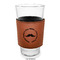 Hipster Dad Laserable Leatherette Mug Sleeve - In pint glass for bar