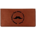 Hipster Dad Leatherette Checkbook Holder (Personalized)
