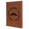 Hipster Dad Leather Sketchbook - Large - Single Sided - Angled View