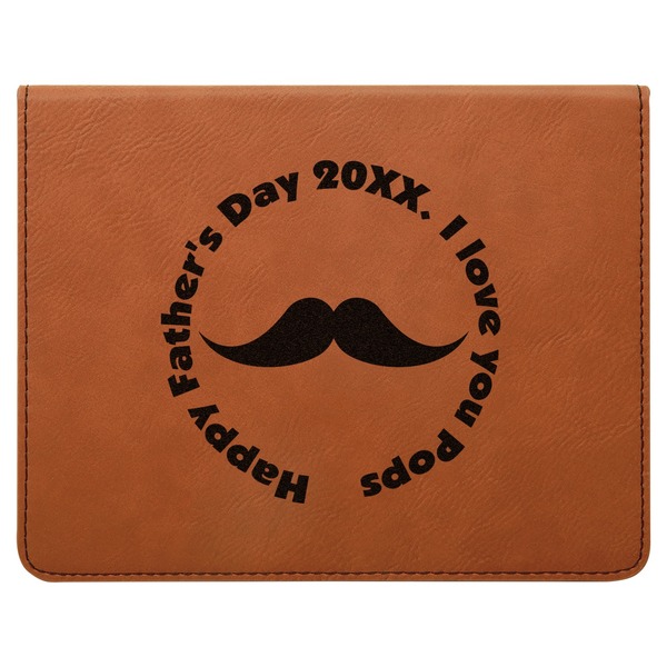 Hipster Dad Leatherette 4-Piece Wine Tool Set Flat