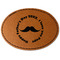 Hipster Dad Leatherette Patches - Oval