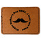Hipster Dad Leatherette Patches - Rectangle