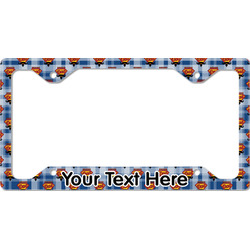 Hipster Dad License Plate Frame - Style C (Personalized)