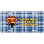 Hipster Dad Front License Plate (Personalized)
