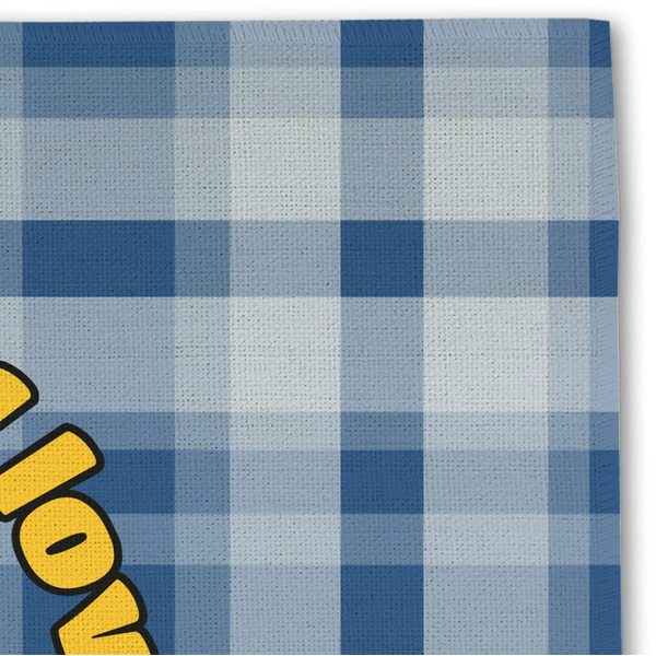 Hipster Dad Linen Placemat - DETAIL