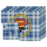 Hipster Dad Linen Placemat w/ Name or Text