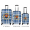 Hipster Dad Luggage Bags all sizes - With Handle