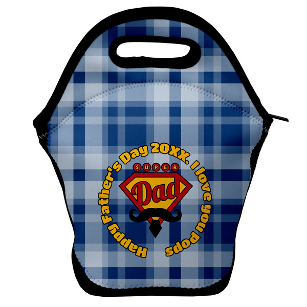 Custom Hipster Dad Lunch Bag w/ Name or Text