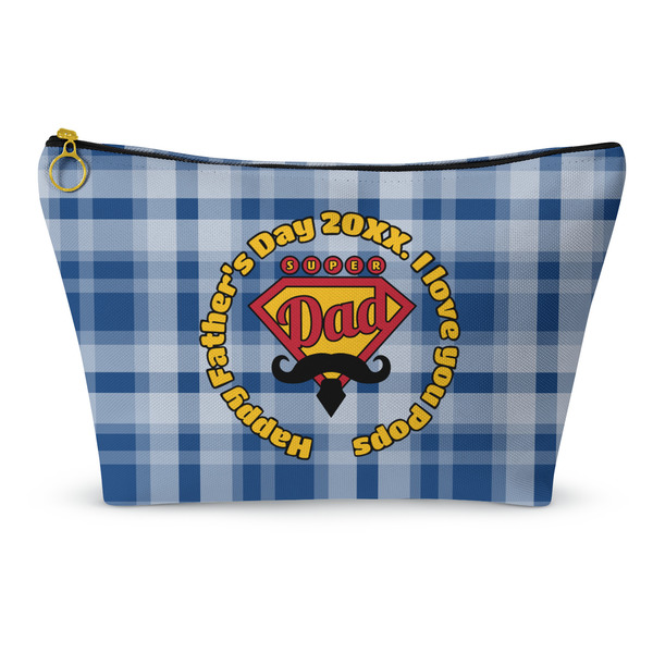 Custom Hipster Dad Makeup Bag - Small - 8.5"x4.5" (Personalized)