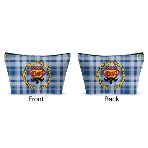 Hipster Dad Makeup Bag (Front and Back)