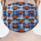 Hipster Dad Mask - Pleated (new) Front View on Girl