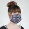 Hipster Dad Mask - Quarter View on Girl
