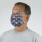 Hipster Dad Mask - Quarter View on Guy