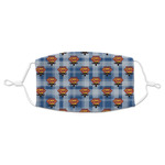 Hipster Dad Adult Cloth Face Mask