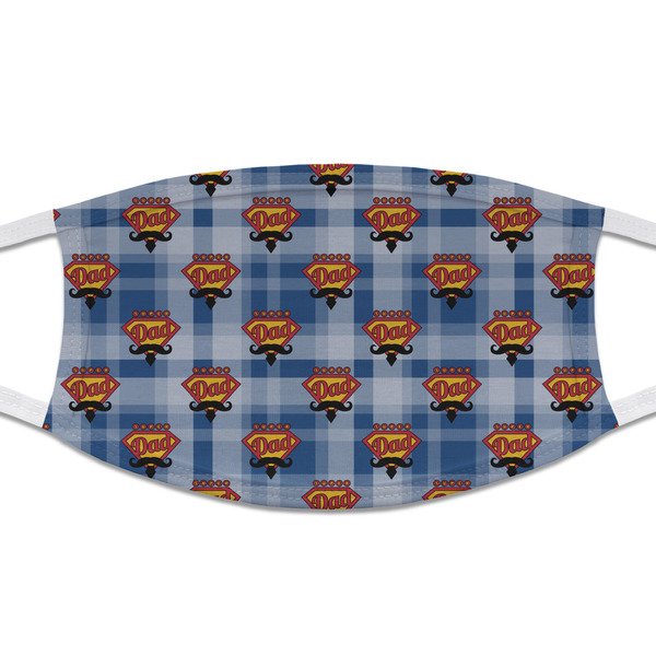 Custom Hipster Dad Cloth Face Mask (T-Shirt Fabric)