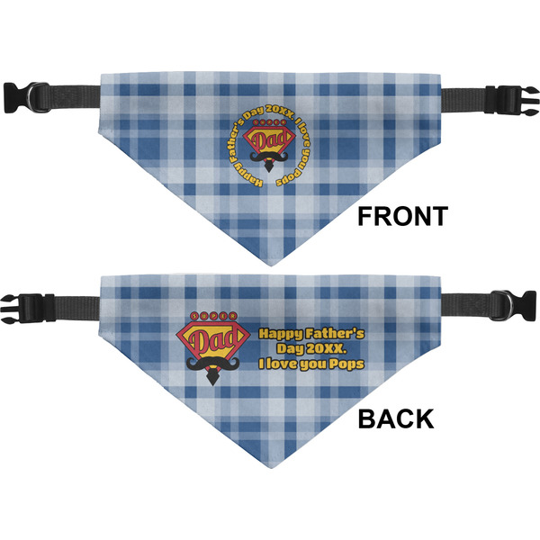 Hipster Dad Medium Dog Bandana Approval