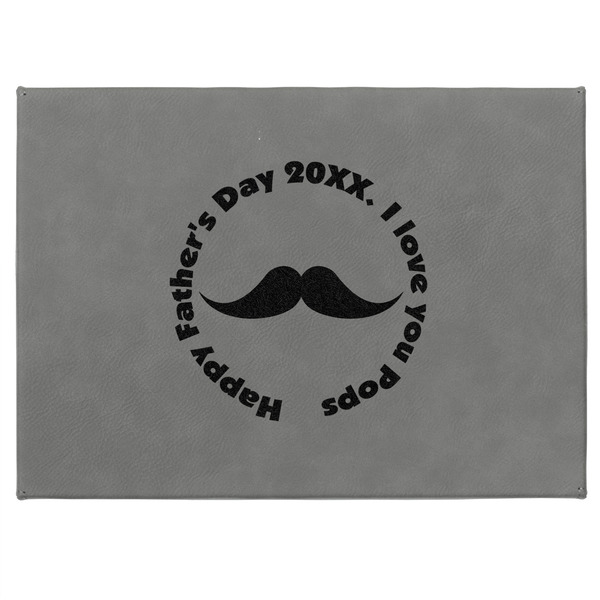 Hipster Dad Medium Gift Box with Engraved Leather Lid - Approval