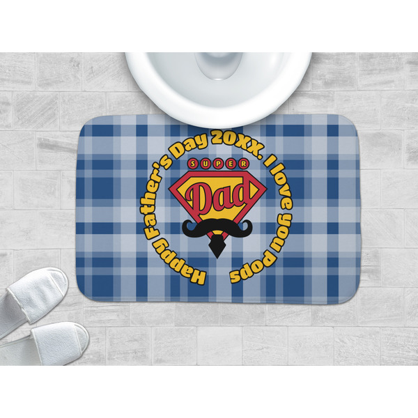 Hipster Dad Memory Foam Bath Mat - LIFESTYLE 34x21