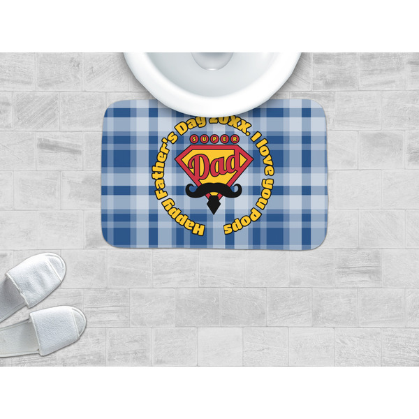 Hipster Dad Memory Foam Bath Mat - LIFESTYLE