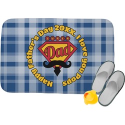 Hipster Dad Memory Foam Bath Mat - 34"x21" (Personalized)