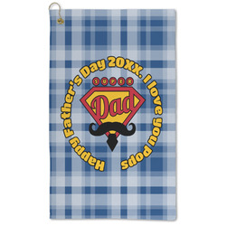 Hipster Dad Microfiber Golf Towel - Large (Personalized)