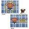 Hipster Dad Microfleece Dog Blanket - Regular - Front & Back