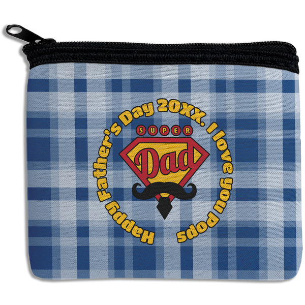 Custom Hipster Dad Rectangular Coin Purse (Personalized)